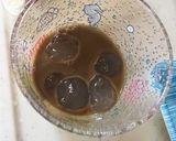 わらび餅＋ほうじ茶ラテ＋生クリーム^_^作り方2写真