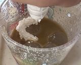 わらび餅＋ほうじ茶ラテ＋生クリーム^_^作り方3写真