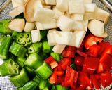 トマトとオクラの夏ごはん作り方1写真