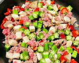 トマトとオクラの夏ごはん作り方4写真