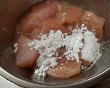 鶏むねとナスの黒酢からめ作り方4写真