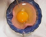 レンジでハムエッグ作り方3写真