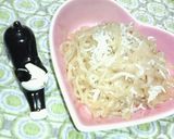 ヘルシー✿しらたきと❀シラスの✿炒めもの作り方4写真