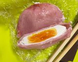 レンジでハムエッグ作り方6写真