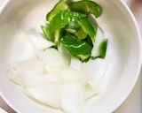 味噌ケチャソース味豚こま大根青椒肉絲風作り方5写真