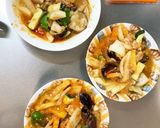 味噌ケチャソース味豚こま大根青椒肉絲風作り方15写真