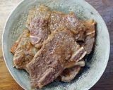 韓国風骨付きカルビ焼き作り方7写真