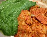 ひよこ豆入りほうれん草カレー作り方9写真