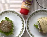 クラスティロールで♪ポークパティチーズバーガー作り方4写真