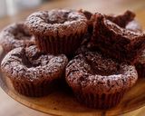 マフィン型で！生チョコ風♪ガトーショコラ作り方1写真