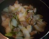 白菜と鶏肉の塩昆布炒め♪作り方4写真
