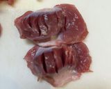 砂肝アヒージョ　カマンベール入り作り方3写真