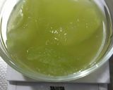 メロンフラペチーノにかけるメロンクリーム作り方1写真