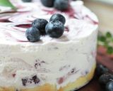 ブルーベリー*フルーツリボンのレアチーズ作り方34写真