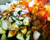 あっさり夏野菜カレー〜ズッキーニが主役〜作り方2写真