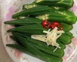 オクラの中華風和え作り方2写真