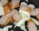 かんたん焼きそば　～ウインナー入り作り方1写真