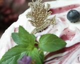ブルーベリー*フルーツリボンのレアチーズ作り方33写真