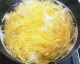 ソース手作り!明太マヨパスタ作り方1写真