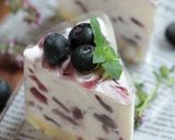 ブルーベリー*フルーツリボンのレアチーズ作り方41写真