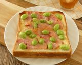 ベーコンと枝豆の冷凍作りおきトースト作り方4写真