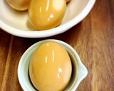 味付け半熟卵で作るトトロの可愛いおかず作り方1写真