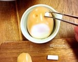 味付け半熟卵で作るトトロの可愛いおかず作り方2写真