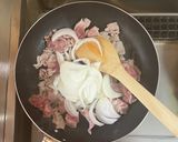 超簡単☆旨味堪能!豚こまケチャップ炒め作り方3写真
