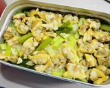 キャンプ飯 アサリと小ネギの炊込みご飯作り方5写真