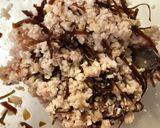 レンジで簡単♪鶏そぼろ／昆布の佃煮料理作り方3写真