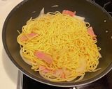 濃厚和風ねばボナーラ（再現）作り方4写真