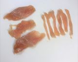 ＜健康レシピ＞鶏むね肉のニラもやし炒め作り方1写真