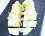 キャベツの梅あえ♬作り方1写真