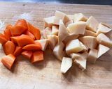 麺つゆで簡単に！筍の煮物作り方1写真