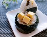 クリームチーズと塩昆布のおにぎり作り方3写真