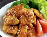 簡単節約☆さっぱり梅ダレ照り焼きチキン。作り方11写真