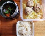 簡単！肉団子とキャベツの食べるスープ♪作り方13写真