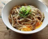 mもやしとひき肉の和風あん作り方4写真