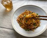 豆腐干の旨辛焼きそば作り方4写真