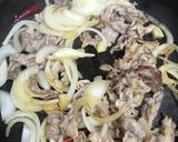 豚肉とポン酢の和風ペペロンチーノ作り方6写真