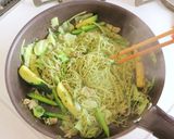料理長直伝の翡翠ビーフン~小松菜ソース~作り方7写真