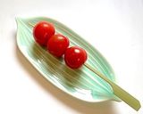 昭和〜お弁当やおつまみにミニトマト三兄弟作り方5写真