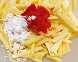明太チーズ入りじゃがいもガレット作り方3写真