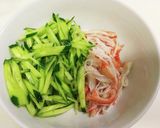 きゅうりとかにかまの酢の物作り方2写真