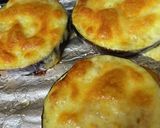 大きな丸ナス チーズ味噌焼き作り方3写真