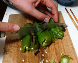 ピーマンと厚揚げの丸ごと焼き作り方5写真