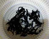 美髪メニュー？アラメとゴマのまぜまぜパン作り方1写真