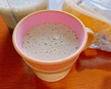 ☆小松菜バナナきなこ豆乳スムージー☆作り方3写真