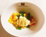 カニカマと三度豆とコーンのマヨトースト作り方5写真