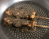 インパクト大!黒ごま香る焼き鳥作り方4写真